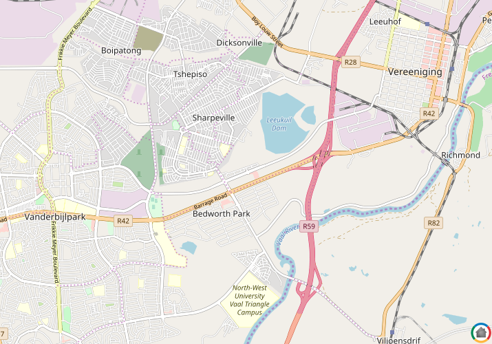 Map location of Powerville Park